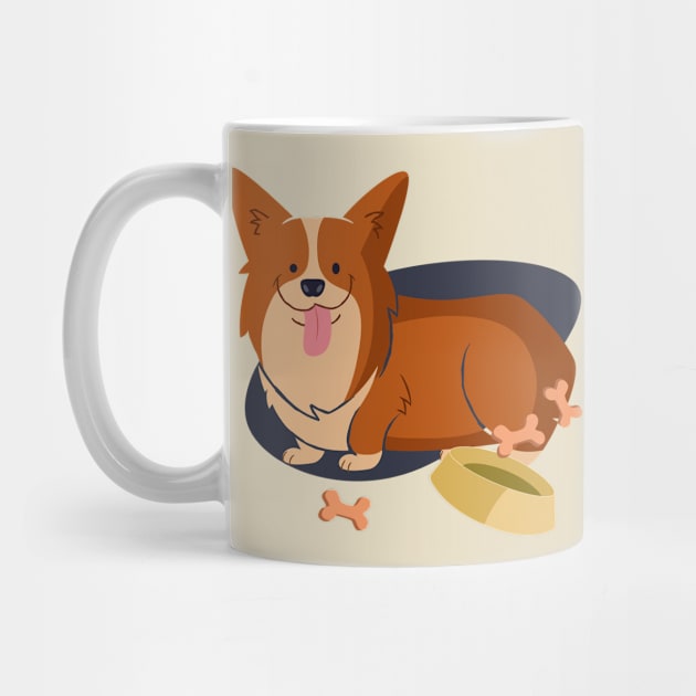 Welsh Corgi Pembroke by Foxxy Merch